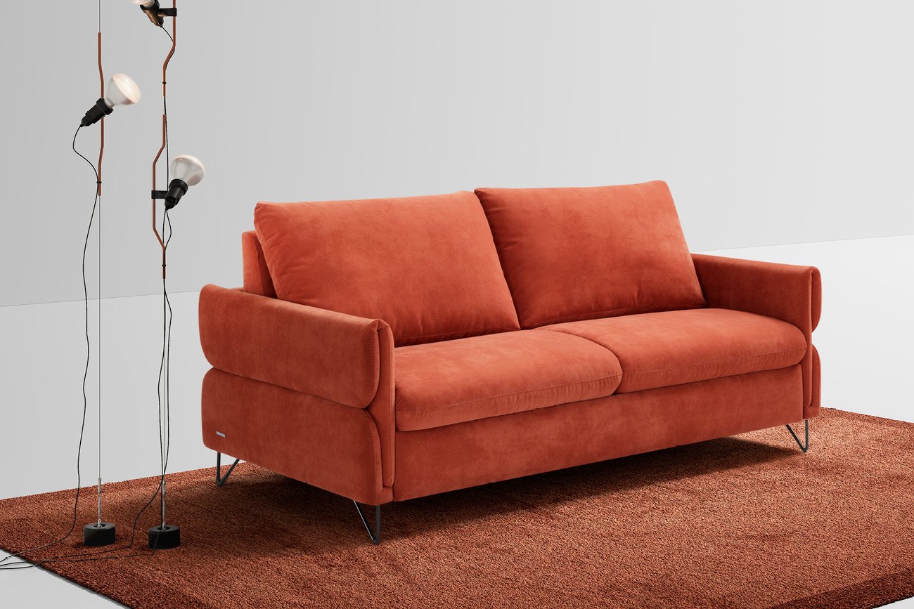 Schlafsofa Helenor im Wohnzimmer Schlafsofa Helenor im Wohnzimmer